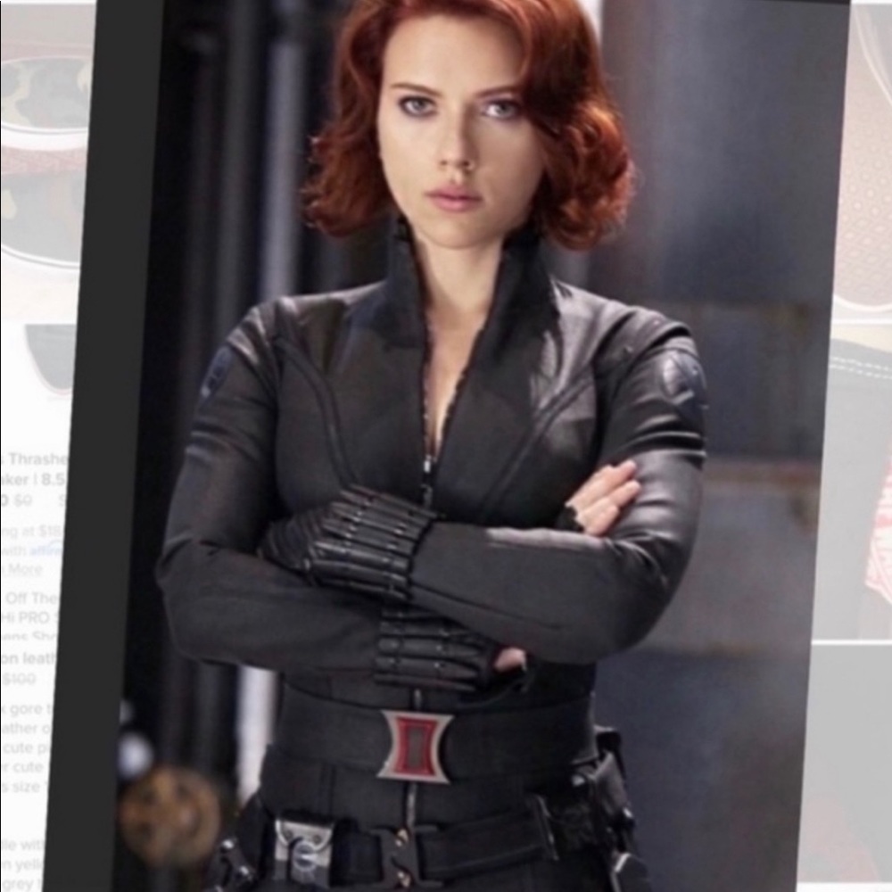 >Ⓜ️+MARVEL CLASSIC SLIP-ON BLACK WIDOW UNISEX😍RUGGED OUTLINER. BRAND NEW VANS - Picture 2 of 15